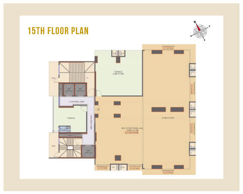 15th Floor Plan